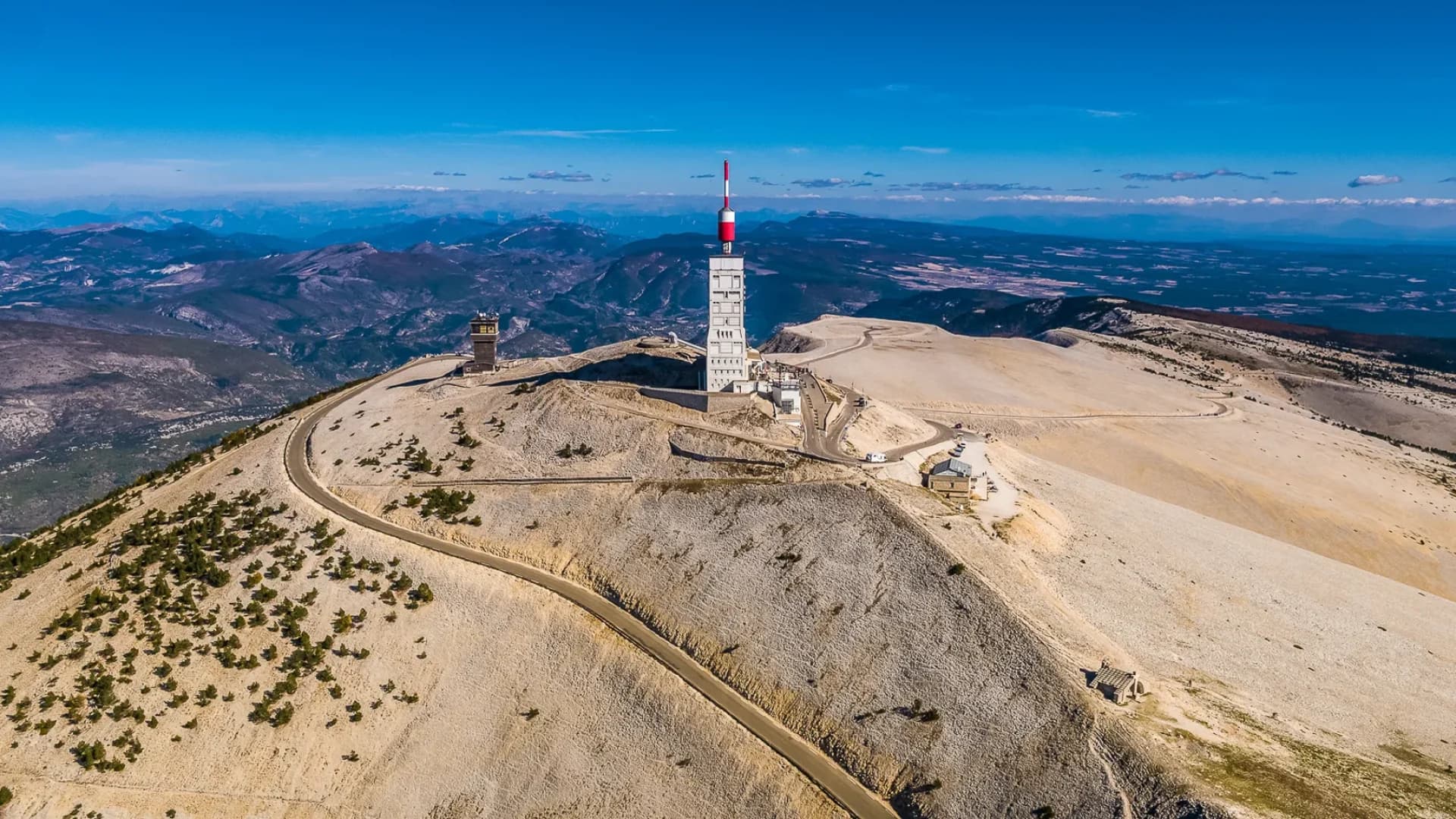 Photos de cyclistes au Col du Mont Ventoux